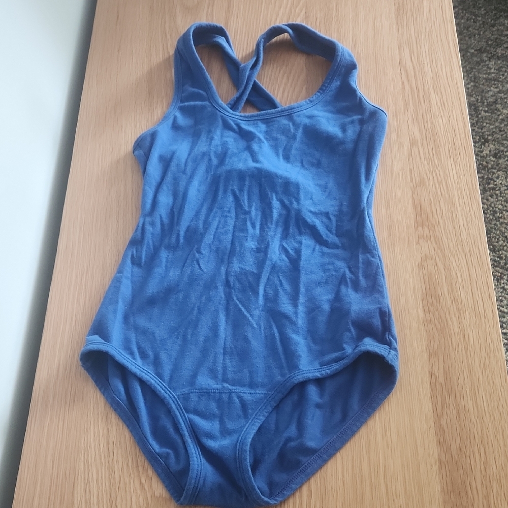 Blue Sleeveless Leotard Arq